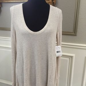 Free People Malibu Thermal Tunic Sz Medium NWT